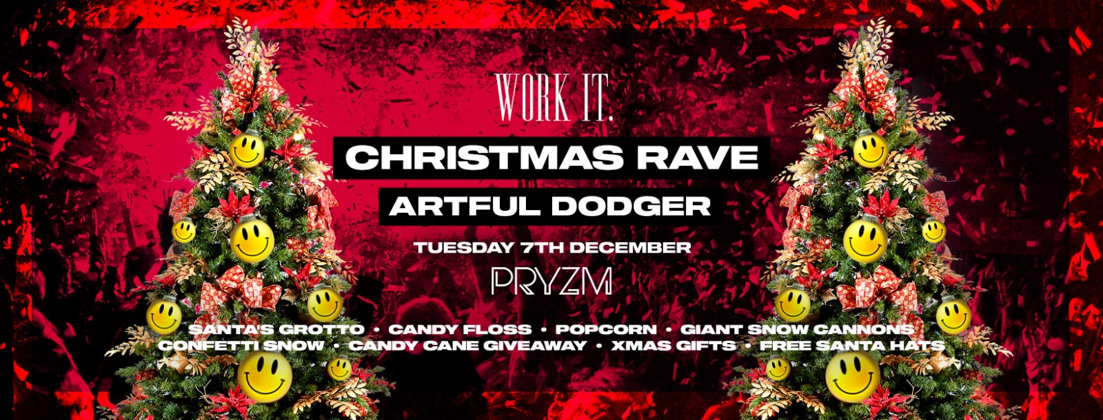 Invest Soc Christmas Bar Crawl x Work It. – Pryzm