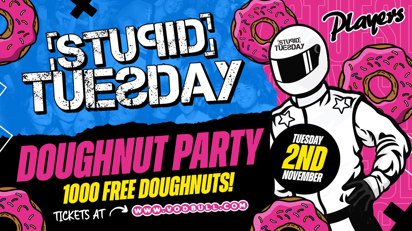 🍩 FREE DOUGHNUT PARTY AT PLAYERS 🍩