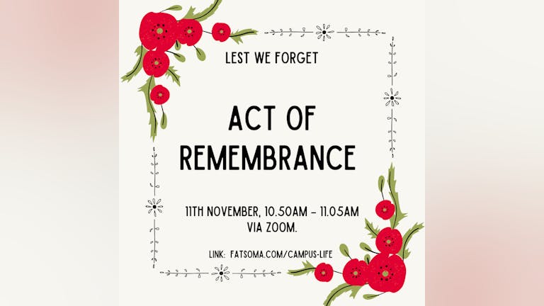 Act Of Remembrance