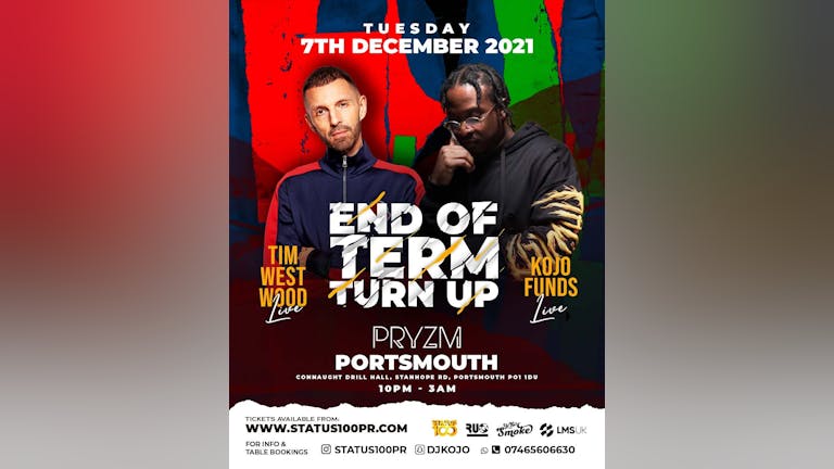 End Of Term Turn Up: Kojo Funds x Tim Westwood Live 