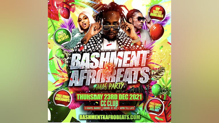 Bashment X Afrobeats - Xmas Shoreditch Party