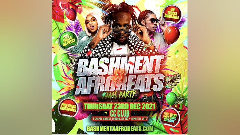 Bashment X Afrobeats - Xmas Shoreditch Party