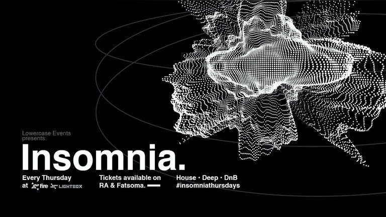 [FREE ENTRY] – Insomnia London – London’s Newest House x Disco x DnB Student Rave!