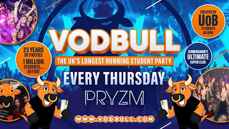 💥 VODBULL at PRYZM 🎉TONIGHT!! 🎉 04/11
