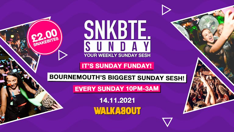 Snakebite Sundays @Walkabout // It's Sunday Funday!