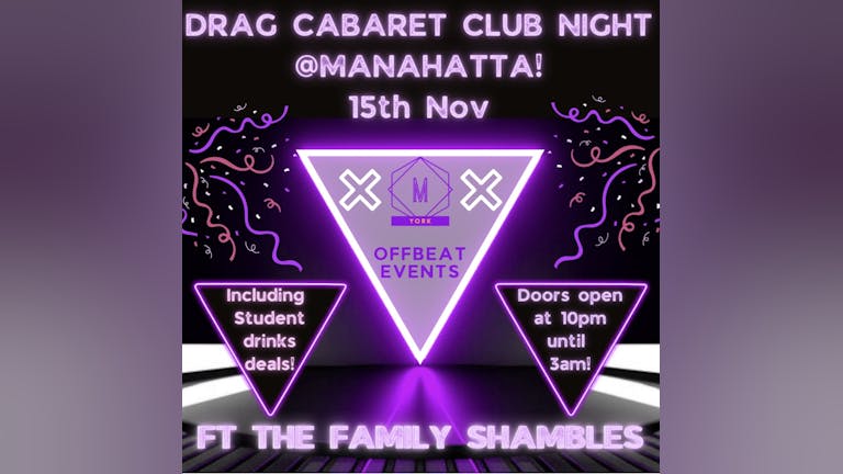Drag Cabaret Club Night @Manahatta York