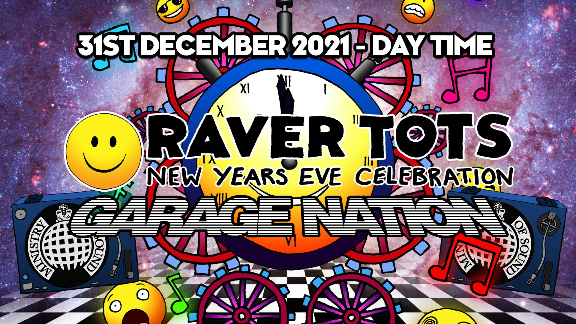 Raver Tots x Garage Nation New Years Eve Party at Ministry of Sound
