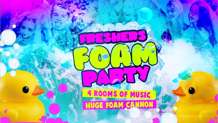 Lincoln Freshers UV Foam Party!