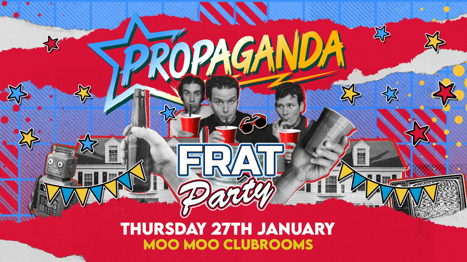 Propaganda Cheltenham –  Frat Party!