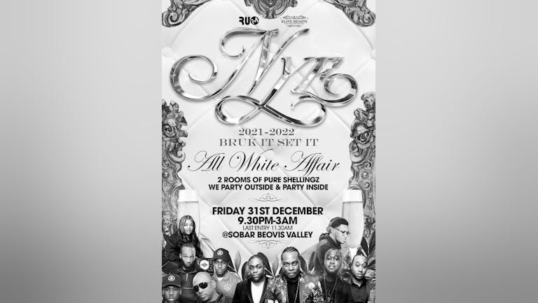 NYE PARTY: BRUK IT SET IT ALL WHITE PARTY