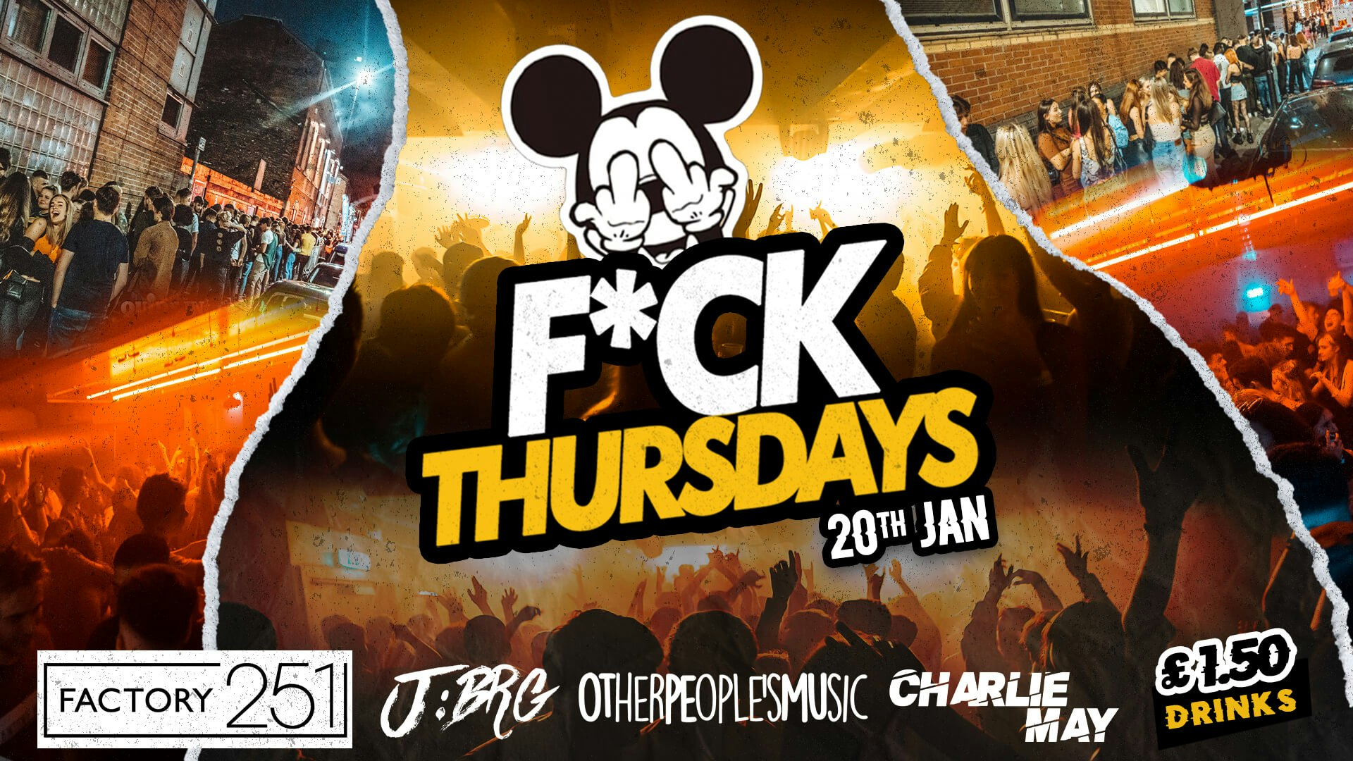F*CK THURSDAYS 🤩 AT FACTORY Manchester’s Biggest Thursday 4 Years Running !!