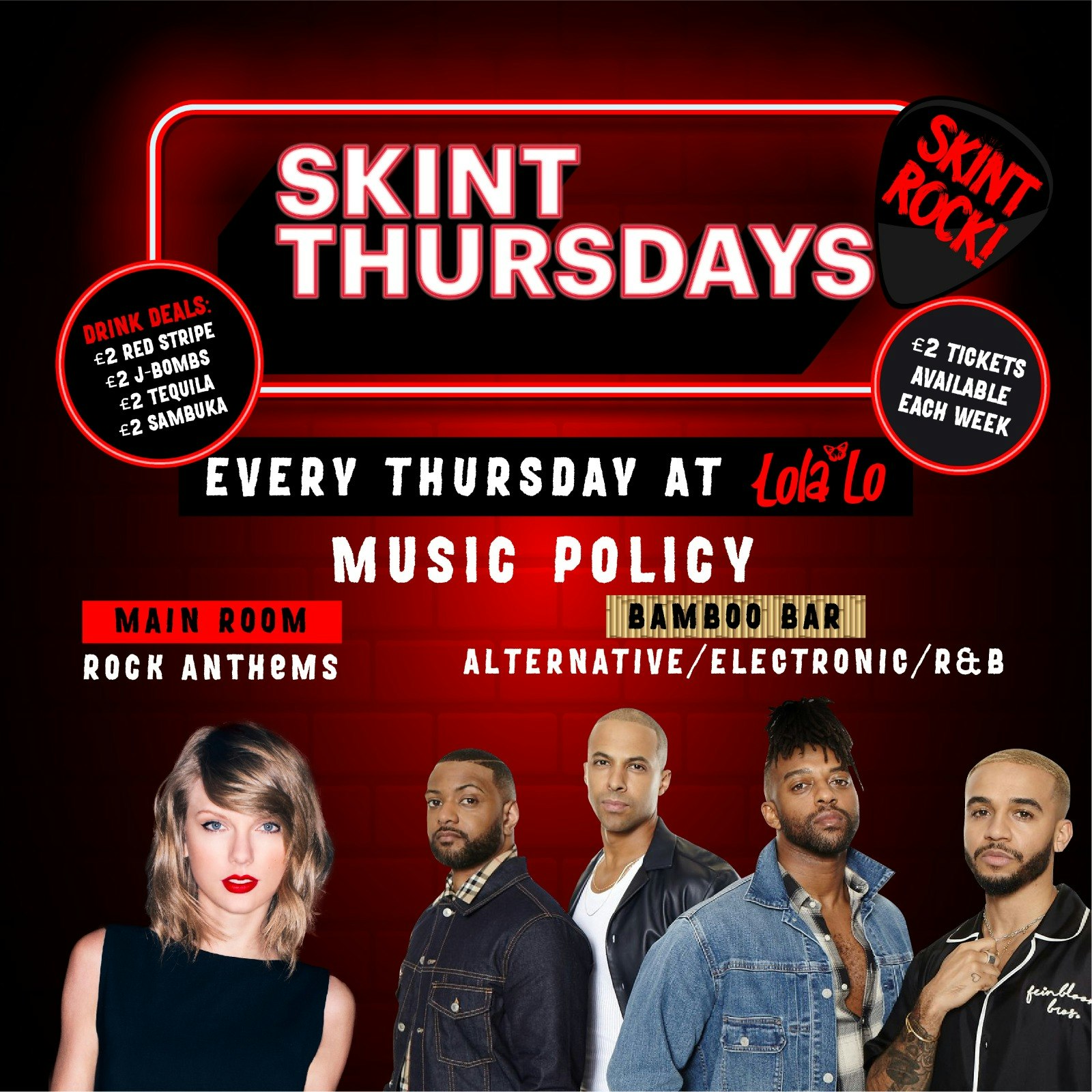 Skint Thursday – JLS Vs Taylor Swift