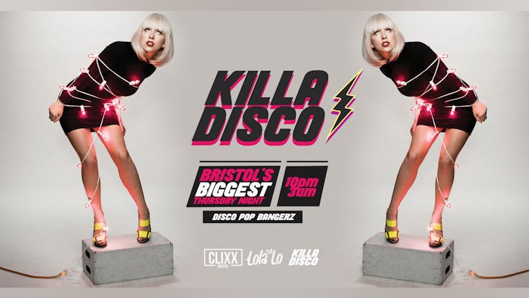 KILLA DISCO  | Killa Tunes + Killa Drinks / Free Shot with every ticket!