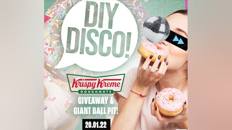 DIY DISCO - Krispy Kreme Giveaway + Giant Ball Pit