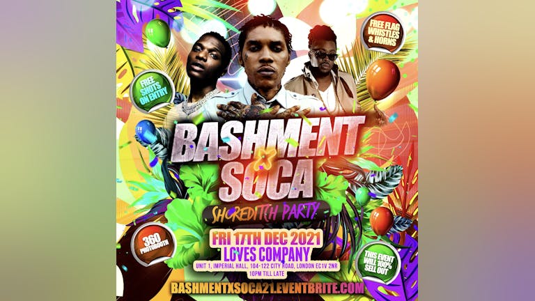 Bashment X Soca - Shoreditch Party