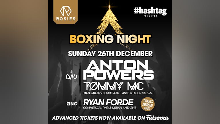 Boxing Night Hashtag Chester with Anton Powers & Tommy McFadden