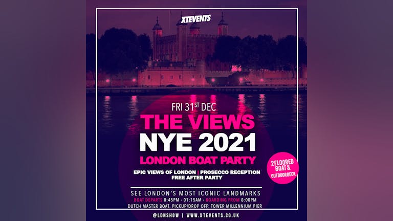 THE VIEWS - NEW YEAR'S EVE 2021 BOAT PARTY