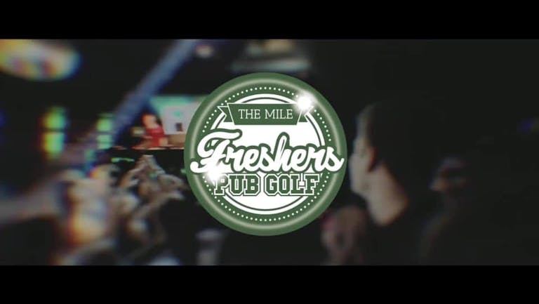 Derby`s Biggest Welcome Party// The Mile Freshers Pub Golf 2021