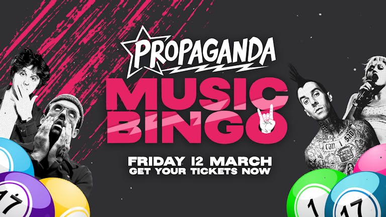 PropaBingo - An interactive Music Bingo by Propaganda 