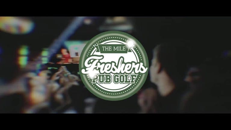 Durham`s Biggest Welcome Party// The Mile Freshers Pub Golf 2021