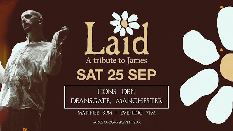 Laid - A Tribute To James Live At Lions Den, Manchester