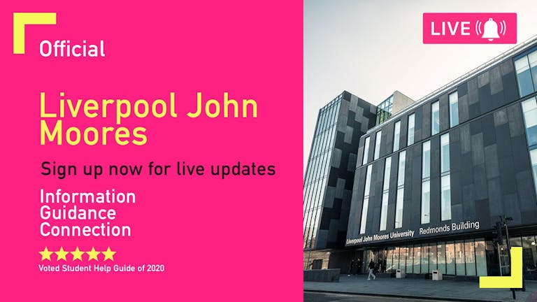Liverpool John Mores Freshers Week 2021 - Free Pre-Sale Registration