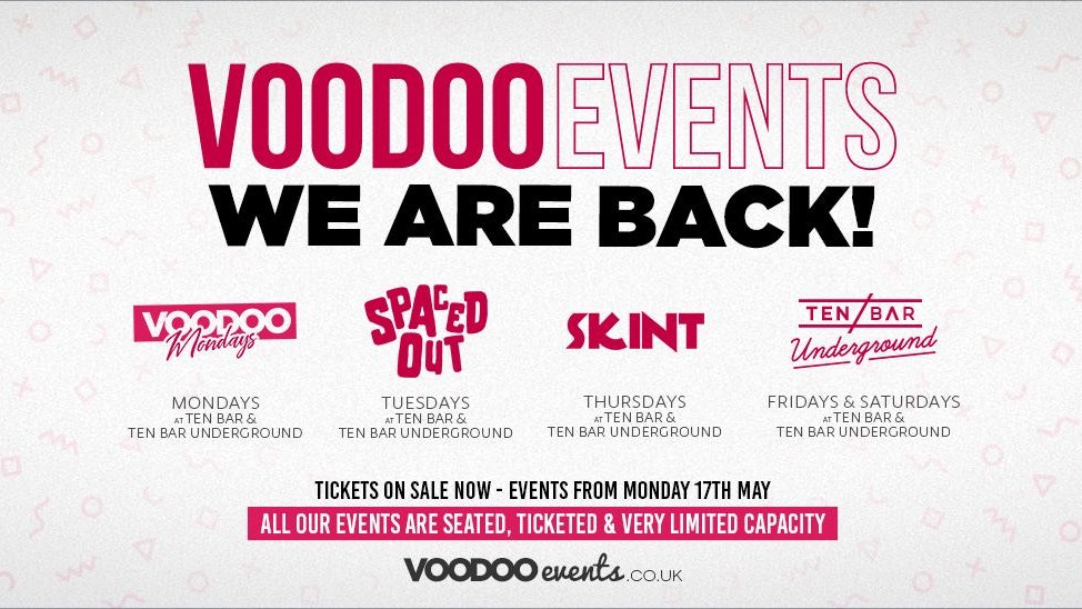 VOODOO MONDAYS OPENING PARTY @ Ten Bar Underground (Formerly Space) 17th May