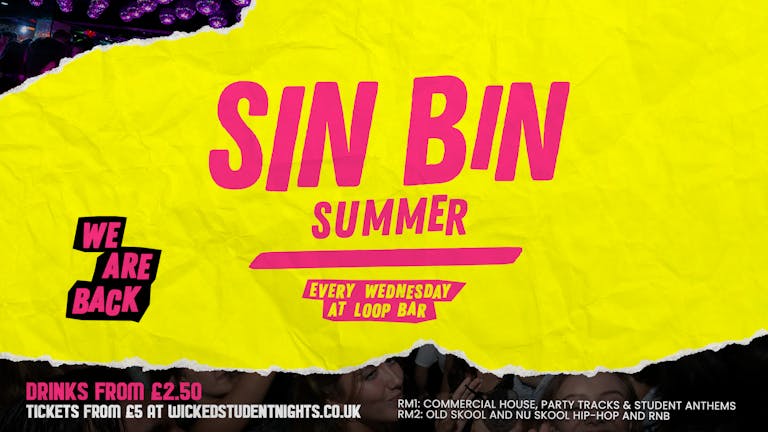 SIN BIN Sports Night at Loop Bar - WEEK 2 (28th July)