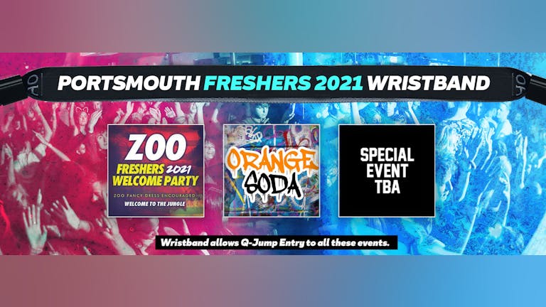 Portsmouth Freshers Invasion 2021 Wristband