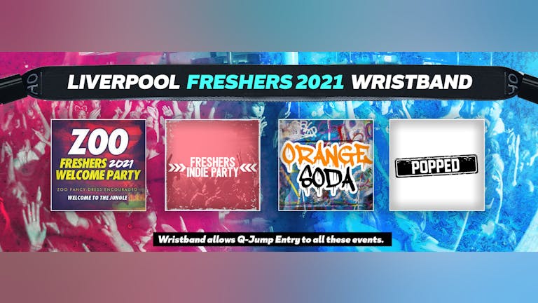 Liverpool Freshers Invasion 2021 Wristband