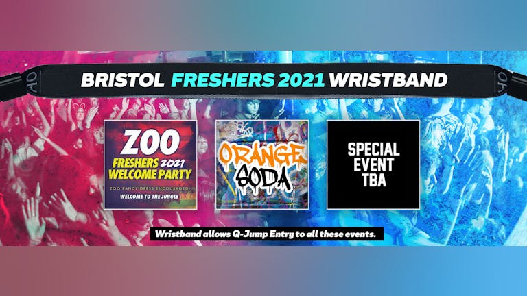 Bristol Freshers Invasion 2021 Wristband