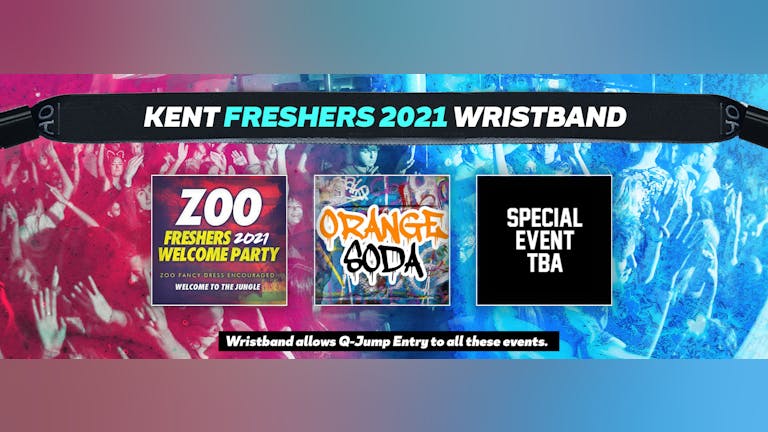 Kent Freshers Invasion 2021 Wristband
