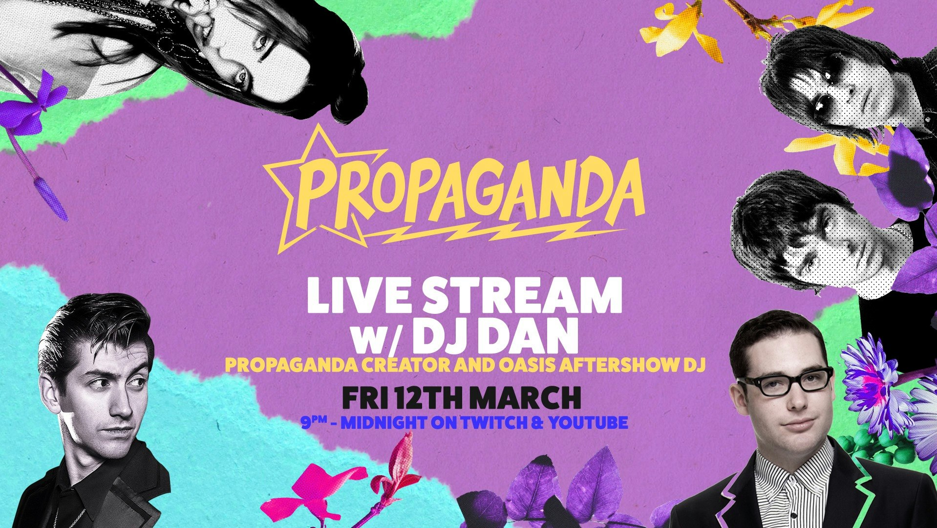 Propaganda Live Stream with DJ Dan (Propaganda Creator and Oasis Aftershow DJ)