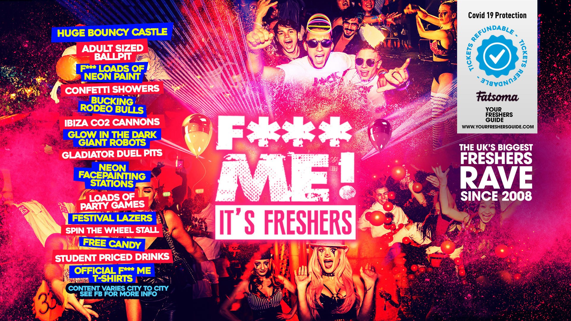 F*CK ME It’s Freshers | Brighton Freshers 2021 – Tickets SELLING FAST!