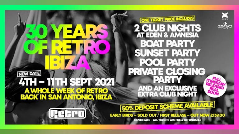 30 years of Retro Ibiza weekender