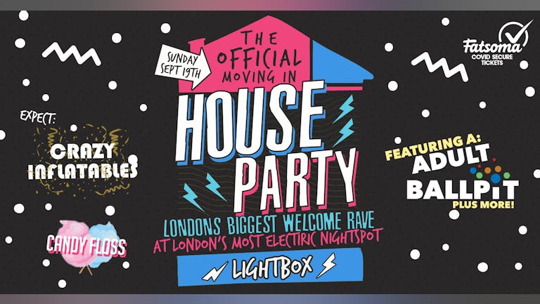 The London Freshers Official Moving In House Party 🎈💊 Live From Lightbox 😲