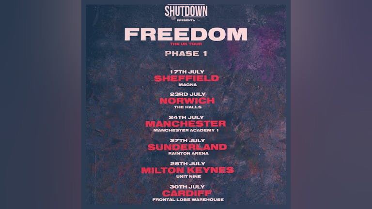 Shutdown - Freedom Tour - Sunderland