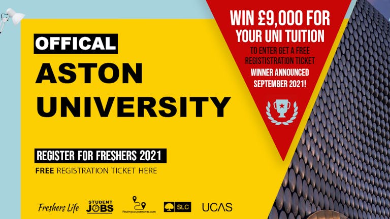 Aston University Freshers Week 2021 - Sign up now! Birmingham Freshers Week Passes & more