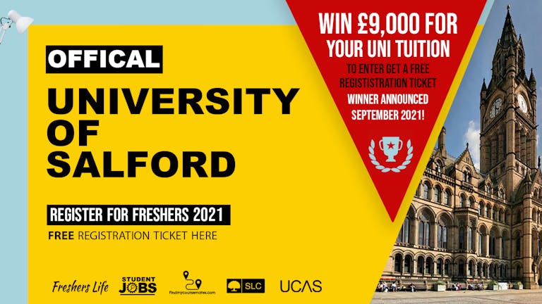University of Salford Freshers Week 2021 - Sign up now! Salford Freshers Week Passes & more