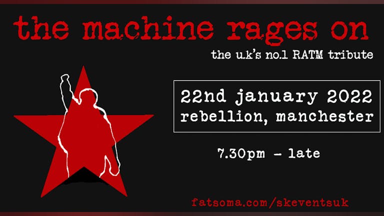 The Machine Rages On - Rage Against The Machine Tribute - 22nd January 2022 - Rebellion, Manchester