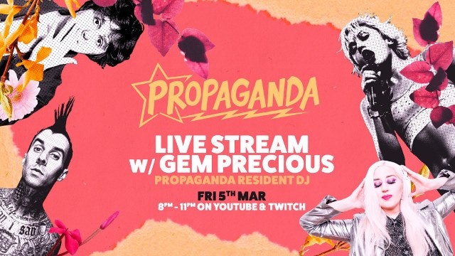 Propaganda Live Stream with Gem Precious (Propaganda Resident DJ)