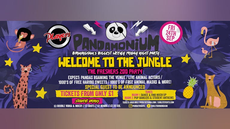 Pandamonium Freshers Special : Welcome To The Jungle 