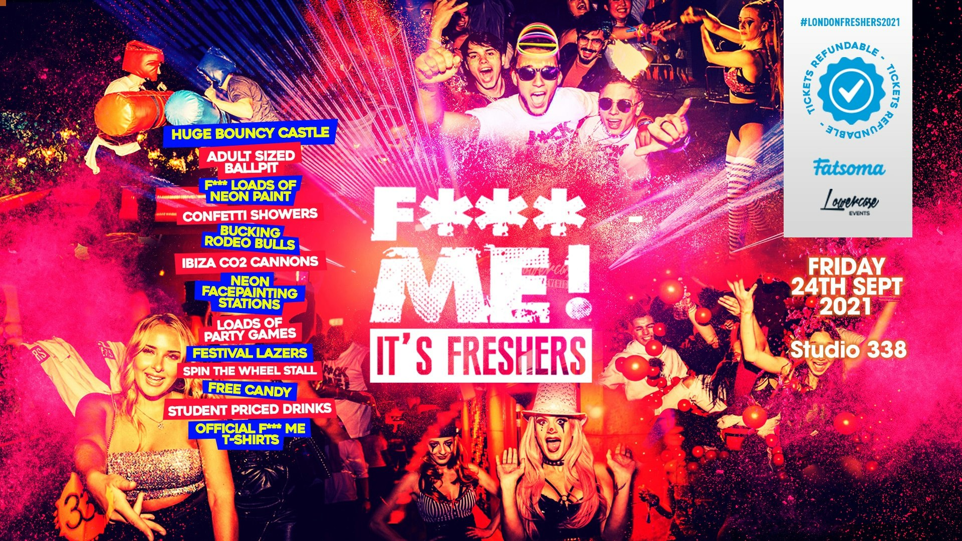 THE 2021 F*** ME IT’S FRESHERS AT STUDIO 338! THIS WILL SELL OUT! // FRESHERS WEEK 2 DAY 6