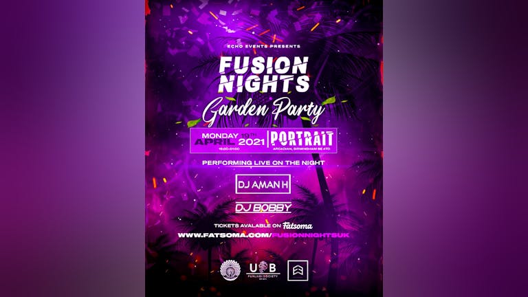 Fusion Nights 'Garden Party'- Birmingham 