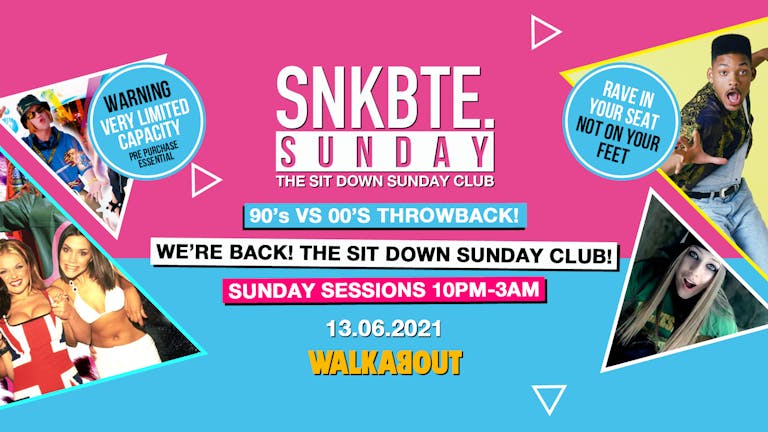 Snakebite Sundays @Walkabout // 90's vs 00's Throwback // The Sit Down Sunday Club!