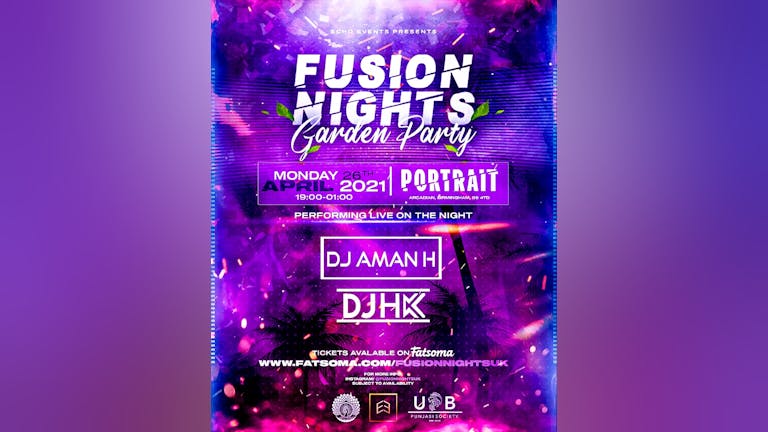 Fusion Nights 'Garden Party'- Birmingham - SOLD OUT