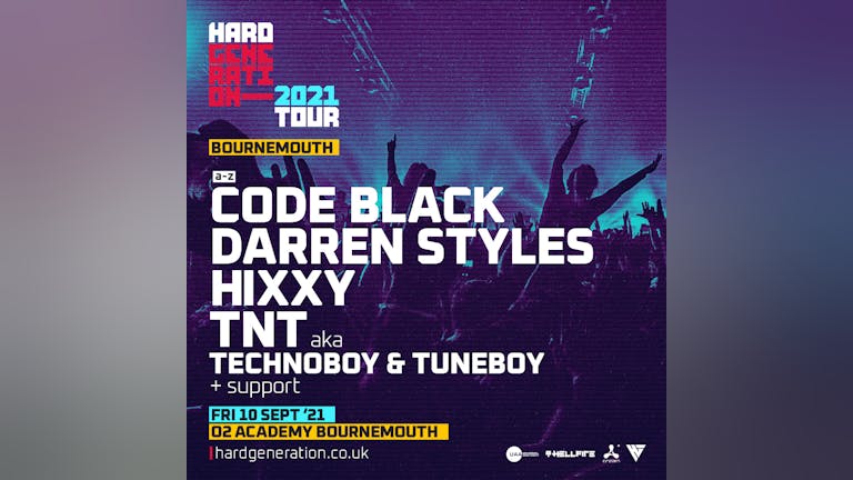 Hard Generation 2021 Tour Presents Darren Styles