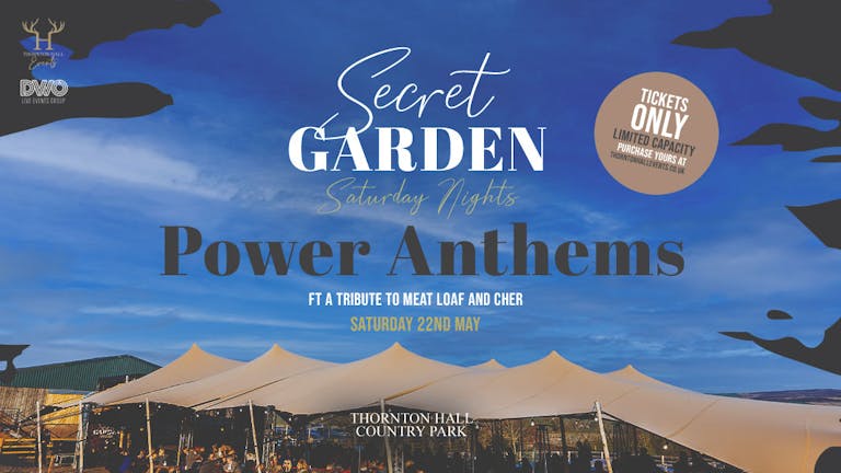 Secret Garden Saturday ft Tribute to Meat Loaf & Cher 