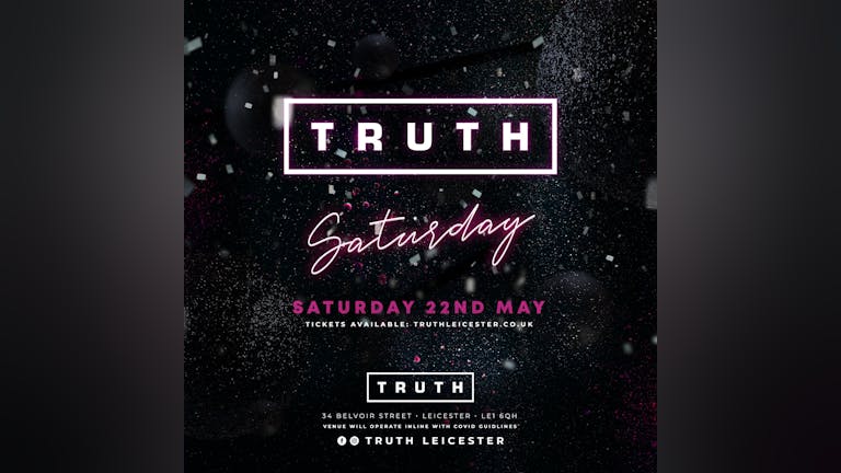 TRUTH First Saturday Event 22nd May