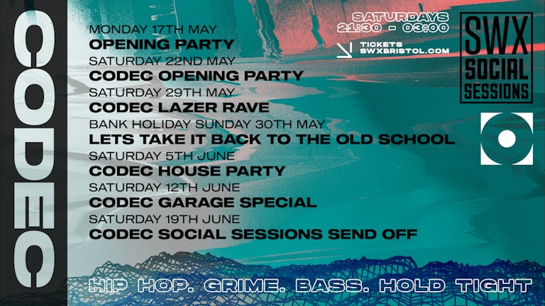 SWX Social Sessions - CODEC House Party 